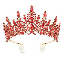 1 Set Birthday Ribbon Crown Set, Shiny Waistband, Sparkling Crystal Crown, Adult Women Birthday Gift, Suitable For Girls Birthday, Party Gift, The Best Gift For Her - Multicolor - View 15
