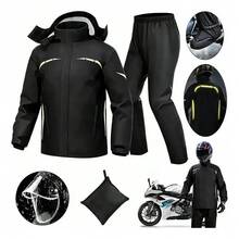 Motorcycle Rainwear - Yellow - View 1