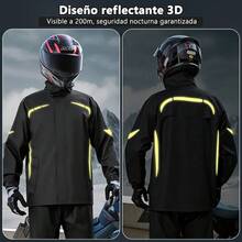 Motorcycle Rainwear - Yellow - View 5