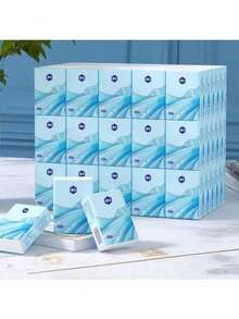 20 Pack Total 120 Lembar (6 lembar/pack) Tisu Sapu Tangan Portabel/Tisu Wajah Mini Saku Cocok untuk Pelajar dan Perjalanan - saputangan - View 1