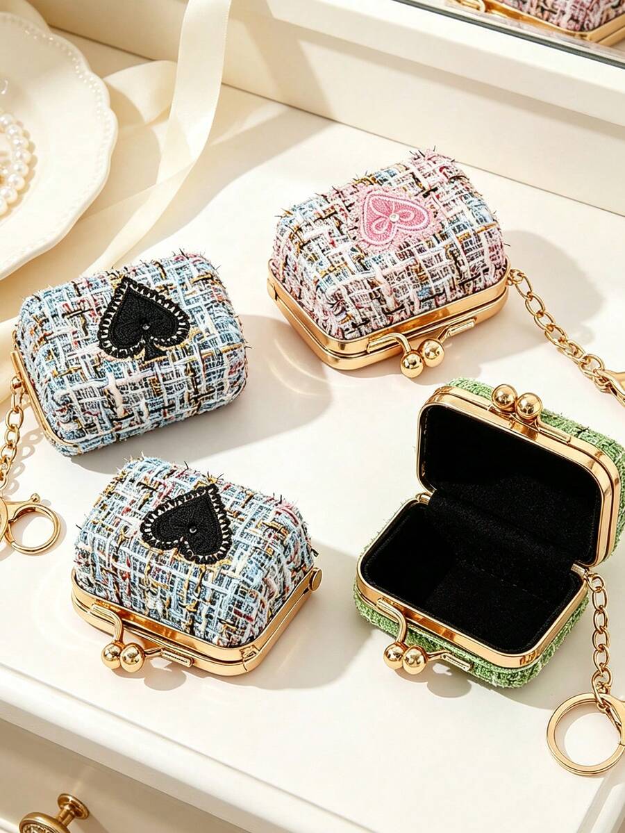 Mini Coin Purse, Portable Charm Pouch, Exquisite Clasp To Prevent Loss And Durable, Perfect For Commuting, Shopping, Or Dates. - Multicolor - View 1