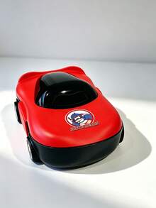 Cool Sports Car Shaped Lunch Box With Wheels, Divided Compartments, Portable Meal Box, Outdoor Picnic Student Home Use Anti-Drop Bento Box - Multicolor - View 12