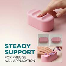 Beautizon Nailartlab 美甲手指托墊，人體工學手部支撐墊，適用於凝膠指甲油、壓克力美甲與美甲練習，防滑美甲師工具，居家與沙龍通用 - 彩色 - 查看 7