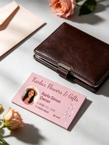 20/200/500/1000pcs Customized Business Cards, Personalized Full Color Logo/Photo/Design Card Printing, Suitable For Small Business, Office, Corporate Marketing Identity Cards, Trade Show Company Advertising Materials, Christmas, Special Occasions - Multicolor - View 4