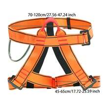 Half-Body Harness Rock Climbing And Mountaineering Safety Strap Climbing Harness - Orange - View 7