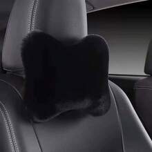 Car Headrest Plush Neck Pillow, Car Neck Pillow, Car Interior Decoration Accessories - Multicolor - View 5