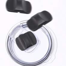 1pc 20oz Insulated Tumbler Replacement Lid, Anti-Spill Cup Lid With Magnetic Sliding Switch - Multicolor - View 3