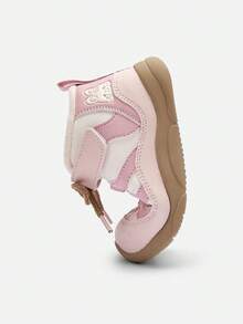 Balabala Baby Fleece Lined Walking Shoes Soft Sole Sport Footwear For Infant Boys Autumn Winter Daily Wear - Floral Coffee Color - View 6