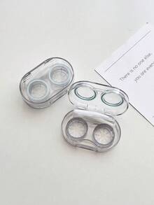 XIANG YU Transparent Leak Proof Contact Lens Box, Contact Lens Box, Lens Box, Storage Box, Suitable For School Outdoor Travel And Home Essential Storage Tools. - Multicolor - View 12