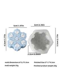 Reusable Christmas Scented Candle Mold, For Clay And Plaster Crafts, Candle Cups, Making 2D Relief Candles, Gift Decorations, Plaster Resin Crafts, Soap Molds - Christmas Mold - View 6