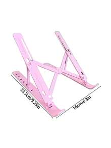 Laptop Stand, Ergonomic 8-Level Adjustable Height Riser, Foldable Portable Design, Elevates Screen To Eye Level For Comfortable Viewing Experience, Open Ventilation Structure With Anti-Slip Pads, Perfect For - A - View 12