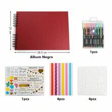 Scrapbook And Supplemental Pages - Red - View 4