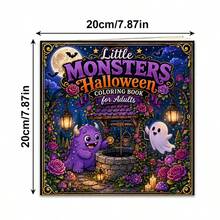 1pc Christmas Themed Adult Coloring Book, Suitable As Christmas Gift And Souvenir, Stress Relief Coloring Book, Pens Not Included - Single Piece - View 8