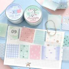 One Roll Of Die-Cut Tracing Paper Tape, Featuring A Refreshing Polka Dot Series In Pastel Colors. Available In Polka Dot, Checkered, Striped, And Various Other Patterns. Suitable For Decorating Notebooks, Scrapbooks, Photo Albums, And Diaries; Gift Wrapping Tape; Card And Photo Frame Decoration; Envelope Sealing; Diary Border Decoration; And A Must-Have For Back-To-School Student Supplies. - 1roll - View 8