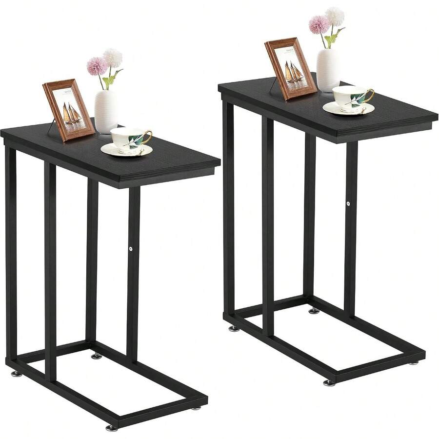 Sofa & Console Tables - Black - View 1