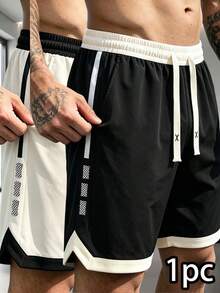 Herrshorts för utomhussporter, 5 tum långa, lämpliga för dagligt bruk, mångsidiga för sport och fitness - Svart - Visa 11