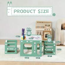 Kids Tables & Chairs - Green - View 3