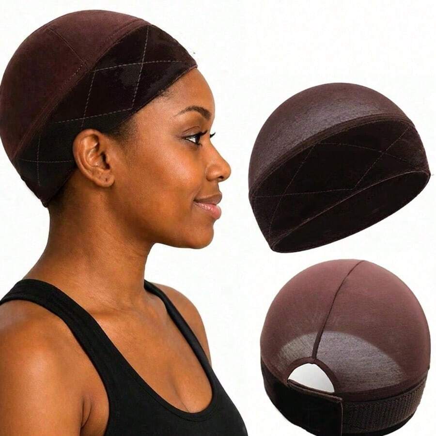 Women's Wig Cap | Skin-Friendly Short Hook 2-In-1 Modal Wig Cap, Non-Slip Velvet Wig Band, Breathable Glue-Free Wig Band, Halloween - View 1