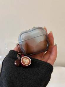 Tie Dye Blue Brown Sea Salt Coffee 4 Protective Case Pro 3 Protective Cover New Apple Earphone Protective Shell Pro 2 Earphone Case Women 4th Generation Earphone Shell - Brown - View 7