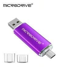 Microdrive 2 In 1 USB2.0 Flash Drive, Type-C OTG U Disk, Dual Interface Memory Stick For Type-C Phone & PC, File Photo Storage 128GB 64GB - View 18