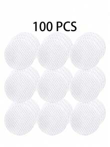 202PCS/101PCS/100PCS Soft Embossed Makeup Pad Pads With Transparent PET Jar 350ML, Double-Layer Sealed Flip Lid With Built-In Tweezers, Disposable Toner Pads For Travel And Daily Skincare Cleansing - Multicolor - View 8