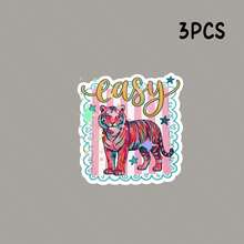 Easy Tiger Sticker, Water Bottle Sticker, Funny Stickers, Cute Stickers, Laptop Sticker, Stickers, Sticker For Laptop - Star Film - View 12