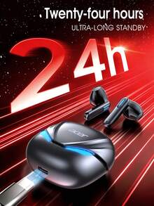 Acer OHR800 Gaming Semi-In-Ear Wireless Bluetooth Earbuds, Low Latency, Comfortable For Long Wear, Bluetooth 6.0, HD Calls, Sensitive Touch Control, 3D Stereo, Suitable For Mobile Games And Daily Use, Compatible With IOS/Android - View 7