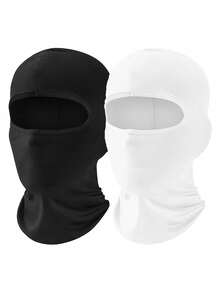1pc/2pcs/6pcs Sun Protection Balaclava Mask, Unisex, Lightweight UV Protection, Full Face Coverage For Summer, Suitable For Outdoor Motorcycle Use - Multicolor - View 16