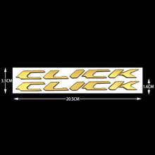 1 par de pegatinas suaves con logo para motocicleta Click 125i Click150i - A - Ver 10