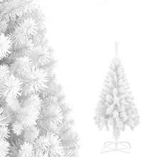 Christmas Tree  Artificial Xmas Tree White Premium PVC Bushy Realistic Fir Quick Installation Natural With Metal Stand For Christmas New Year Decorations - White - View 14