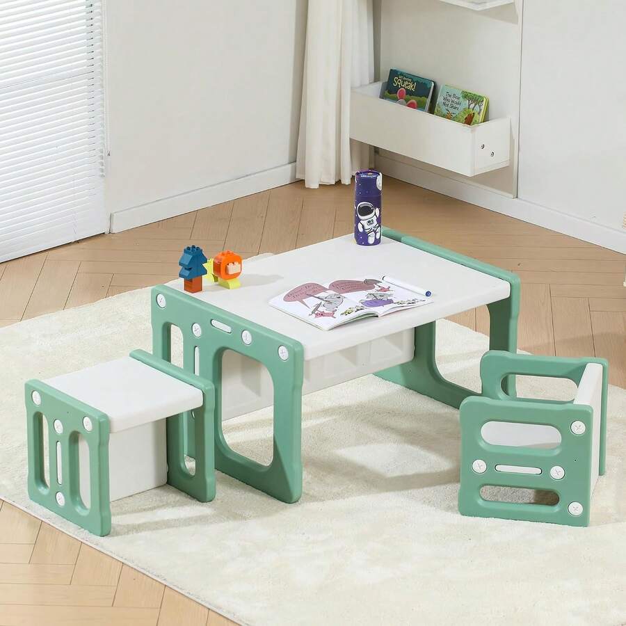 Kids Tables & Chairs - Green - View 1