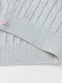 Balabala Girls Cute Soft Knit Sweater Pullover Jumper Casual Versatile Top For Tween Girl Winter Daily Wear - Gray Tone - View 8