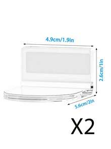 3/1pc Wall-Mounted Figure Display Shelf, No-Drill Design, Doll Storage Box, Acrylic Wall Decor Shelf, Figure Display Box, Suitable For Figures, Standees, Ornaments And Cute Beads Storage Box, Space-Saving Home Decor Organizer, Figure Shelf, Display Rack, Wall-Mounted Small Ornament Bracket, Transparent Blind Box Storage - Multicolor - View 10
