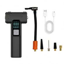 Portable Tire Inflator Air Compressor, Cordless Electric Pump With LED Light, USB Charging, Lithium Battery Portable Design, Suitable For Cars, Bicycles, Sports Equipment - Wireless Handheld - Fashion - View 13