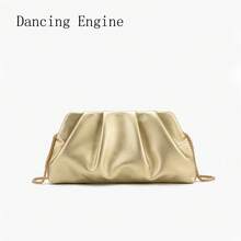 Dancing Engine Women's Luxury Designer PU Leather Evening Clutch Handbag - Multicolor - View 1
