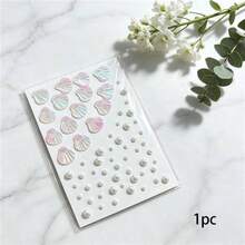 2/1pc Aurora Butterfly Face Sticker, 3D Translucent Butterfly With Multi-Size Round Rhinestone Combination, Self-Adhesive Backing No Glue Needed, Easy And Secure Application. Iridescent Butterfly Wings Reflecting Delicate Shimmer, Halloween Decorate - Multicolor - View 12
