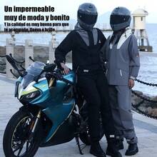 Motorcycle Rainwear - Grey - View 10