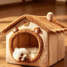 Tempat Tidur Kucing, Rumah Kucing, Tenda Kucing, Kerajinan Cetak Datar, Ornamen Dekoratif - L - View 4