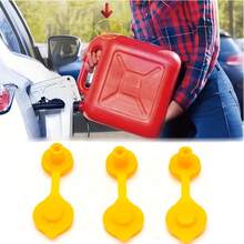 3pcs Oil Tank Vent Caps, Universal Small Oil Dispenser Nozzle Gaskets, Leak-Proof Vent Design, Suitable For Water And Oil Jug Replacement Parts - A - View 2