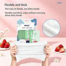Portable Small Pack Wet Toilet Paper, Unisex Butt Cleaning Care Wet Wipes - Multicolor - View 4