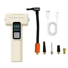 Portable Tire Inflator Air Compressor, Cordless Electric Pump With LED Light, USB Charging, Lithium Battery Portable Design, Suitable For Cars, Bicycles, Sports Equipment - Wireless Handheld - Fashion - View 12