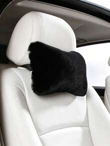 2 Buah Bantal Sandaran Kepala Mobil Berbahan Plush, Sepasang Bantal Penopang Leher, Bantal Lumbar, Bantal Serviks Berbentuk Tulang, Aksesoris Interior - MultiWarna - View 2