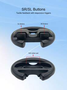 Compatible With Switch2, 2pcs Controller Steering Wheels, Anti-Slip And Sweat-Proof, Enhanced Grip For Realistic Operation - View 2