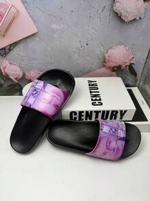 New Fashion Slippers Women High Elastic Rubber Sole Comfortable Soft Versatile Commuting Lightweight Durable Home Casual Walking Shock Absorbing Slippers - Lilac Purple - View 5