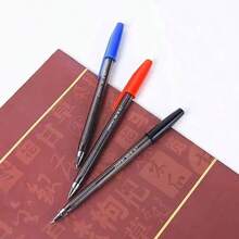 3-Pack Black Ballpoint Pens - Medium Tip, Smooth Writing - Professional Quality, Suitable For Home, Office And School, Back To School Essential - Sets - View 4