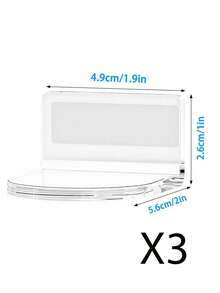 3/1pc Wall-Mounted Figure Display Shelf, No-Drill Design, Doll Storage Box, Acrylic Wall Decor Shelf, Figure Display Box, Suitable For Figures, Standees, Ornaments And Cute Beads Storage Box, Space-Saving Home Decor Organizer, Figure Shelf, Display Rack, Wall-Mounted Small Ornament Bracket, Transparent Blind Box Storage - Multicolor - View 11