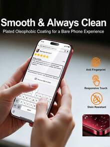 2 Packs [2026 New] 9H+ Tempered Glass Screen Protector Compatible With Iphone Duo/18 Pro Max/18 Pro/18/17 Pro Max/17/17 Pro/17 Air/16 Pro Max/16/16 Plus/16 Pro/15 Pro Max/15/15 Pro/15 Plus/14 Pro Max/14/14 Pro/14 Plus/13/13 Pro Max/12/11, Full Coverage, Black Edge, HD Clear, Anti-Scratch, Anti-Shatter, Anti-Fingerprint, Bubble Free, Easy Install, Case Friendly - Clear - View 5