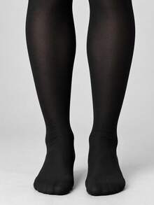 1/2/3 Pairs Designed Faux Thigh High Stockings, 2 In 1 Spliced Pantyhose - Multicolor - View 3