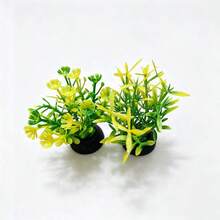 Artificial Flowers For Fish Tank, Aquarium Plants, Fish Tank Plants, Artificial Aquarium Fish Tank Decoration Plants, Plastic Water Plants Fish Tank Decoration - Happy Aquarium - View 8
