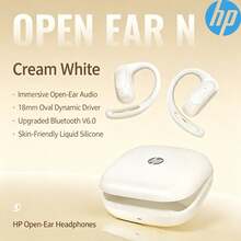 HP Earphone Bluetooth dengan Pengait Telinga, Driver Dinamis 18mm + Bluetooth 6.0, Headphone Olahraga Stabil dari Silikon Cair untuk Lari dan Perjalanan - View 13
